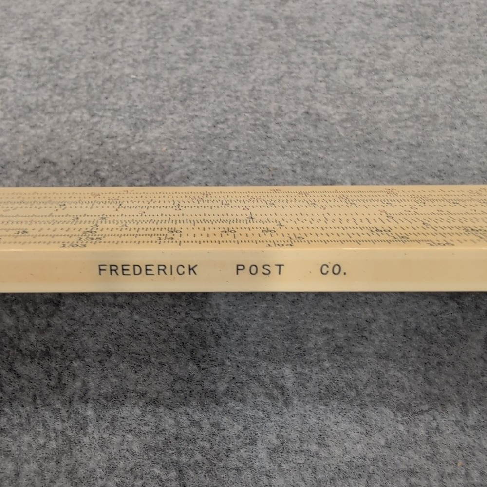 Frederick Post Co Versalog Slide‎ Rule Cat No 1460 Vintage Engineering Math Tool - Picture 3 of 7